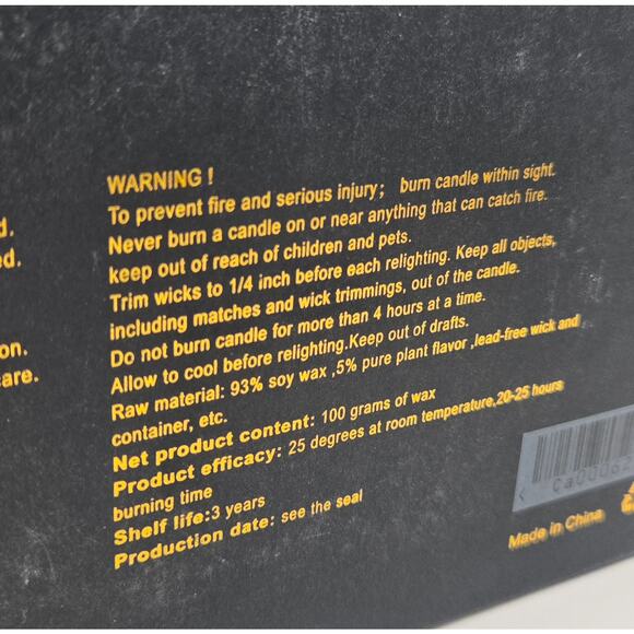 Bring Magic to Your Life , Luxury Set of Six Scented Candles - Picture 9 of 10